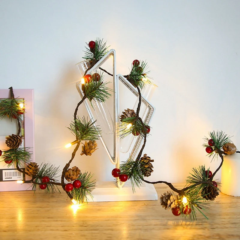 20 LED Christmas String Lights 2M Red Berry Bell Christmas Garland Lights Battery Operated Pine Cone Lights Xmas Decor
20 LED Christmas String Lights 2M Red Berry Bell Christmas Garland Lights Battery Operated Pine Cone Lights Xmas Decor