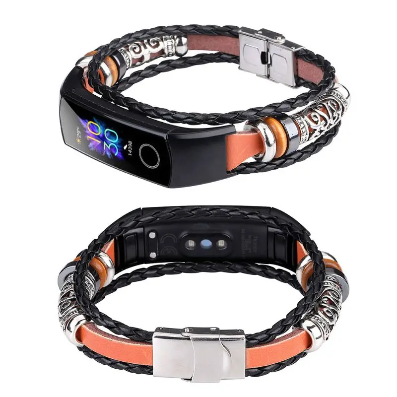 National Style Braided Woven Rope Bracelet Metal Clasp Conjunction Wrist Strap Watch Band for Huawei Honor Band 5/4 Bracelet
National Style Braided Woven Rope Bracelet Metal Clasp Conjunction Wrist Strap Watch Band for Huawei Honor Band 5/4 Bracelet