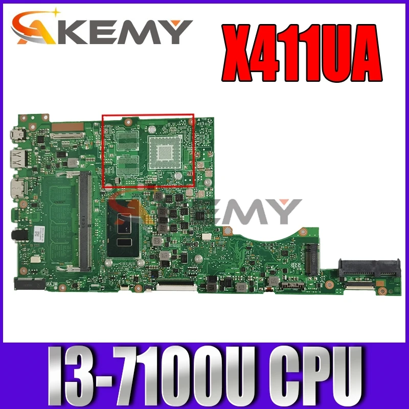 Akemy X411UA Laptop motherboard for ASUS VivoBook-14 X411UA X411UQ X411UN X411U S4200UQ S4200U original mainboard I3-7100U GM
Akemy X411UA Laptop motherboard for ASUS VivoBook-14 X411UA X411UQ X411UN X411U S4200UQ S4200U original mainboard I3-7100U GM