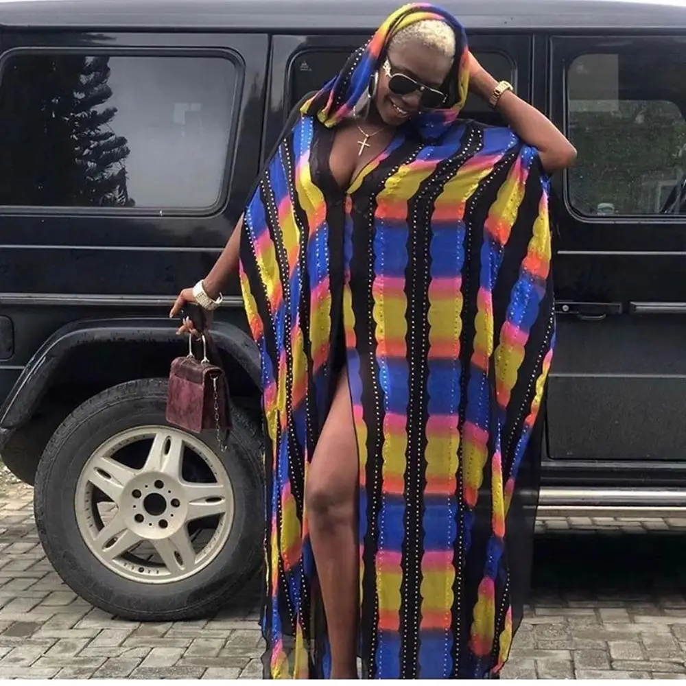 New Style African Dresses for Women Dashiki Rainbow African Clothes Basin Riche Robe Boubou Africain Style Africa Dress
New Style African Dresses for Women Dashiki Rainbow African Clothes Basin Riche Robe Boubou Africain Style Africa Dress