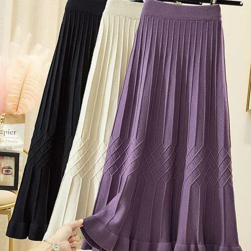 2021 High Waist Skirts Womens Solid Plaid Vintage Casual Sweater Knitted Skirt for Woman Elastic Retro Skirt Faldas Mujer Y96
2021 High Waist Skirts Womens Solid Plaid Vintage Casual Sweater Knitted Skirt for Woman Elastic Retro Skirt Faldas Mujer Y96