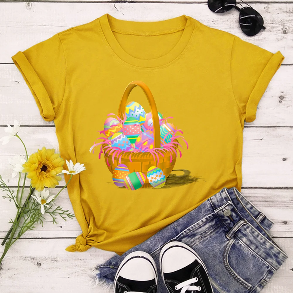 Easter eggs Women Tops Summer Tops Graphic Tees Women T-shirt Clothes Girl T Shirt TX9004
Easter eggs Women Tops Summer Tops Graphic Tees Women T-shirt Clothes Girl T Shirt TX9004