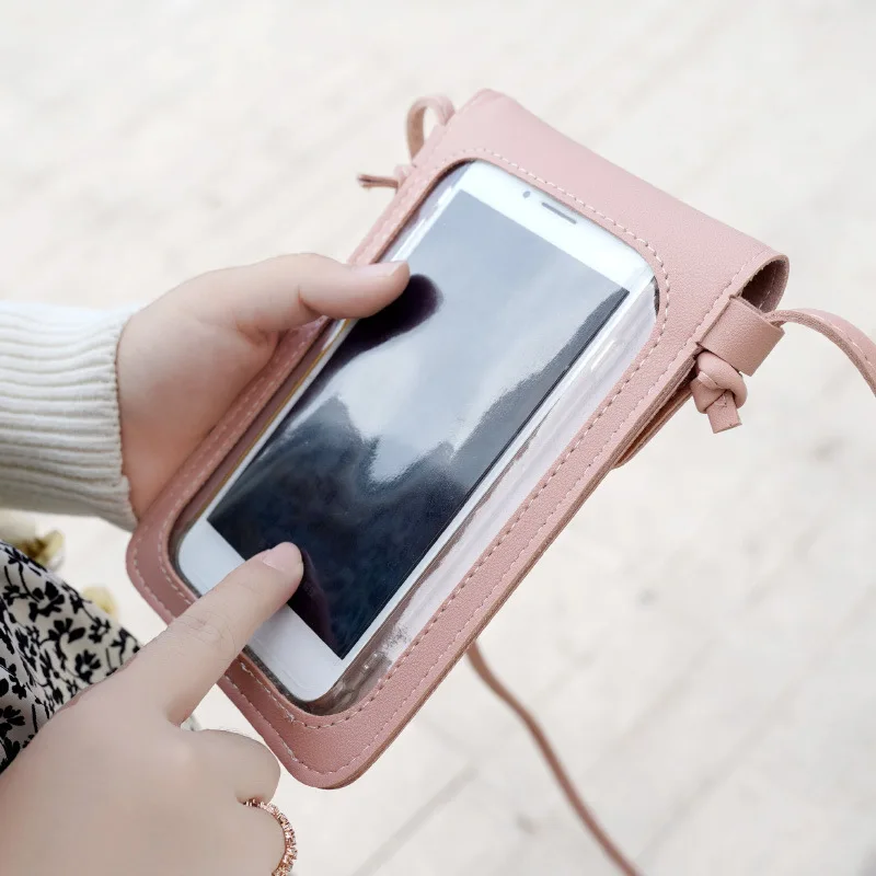 Touch Screen Cell Phone Purse Smartphone Wallet Leather Shoulder Strap Handbag Women Bag For Iphone 12 For Huawei For Samsung1PC
Touch Screen Cell Phone Purse Smartphone Wallet Leather Shoulder Strap Handbag Women Bag For Iphone 12 For Huawei For Samsung1PC