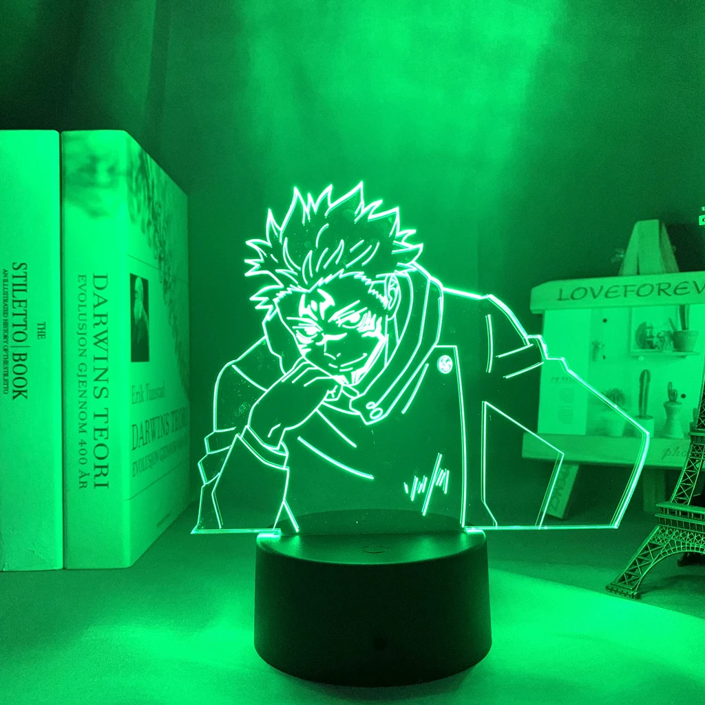 Anime 3D Lamp Yuji Itadori Jujutsu Kaisen Led Night Light Color Changing Table Lamp for Bedroom Decor Kids Birthday Gift
Anime 3D Lamp Yuji Itadori Jujutsu Kaisen Led Night Light Color Changing Table Lamp for Bedroom Decor Kids Birthday Gift