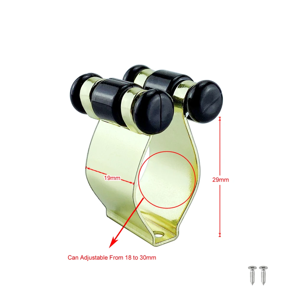 6X Gilding Metal Fishing Rod Clips Club Positioning Clamps Holder Accessories Fixing Rack Wall Mount Rod Collection Rack Storage 
6X Gilding Metal Fishing Rod Clips Club Positioning Clamps Holder Accessories Fixing Rack Wall Mount Rod Collection Rack Storage