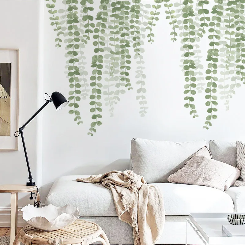 Removable Green Leaf Vine Wall Stickers for Living room SofaTV Background Dining room Self-adhesive RemovableWall Decals Murals
Removable Green Leaf Vine Wall Stickers for Living room SofaTV Background Dining room Self-adhesive RemovableWall Decals Murals