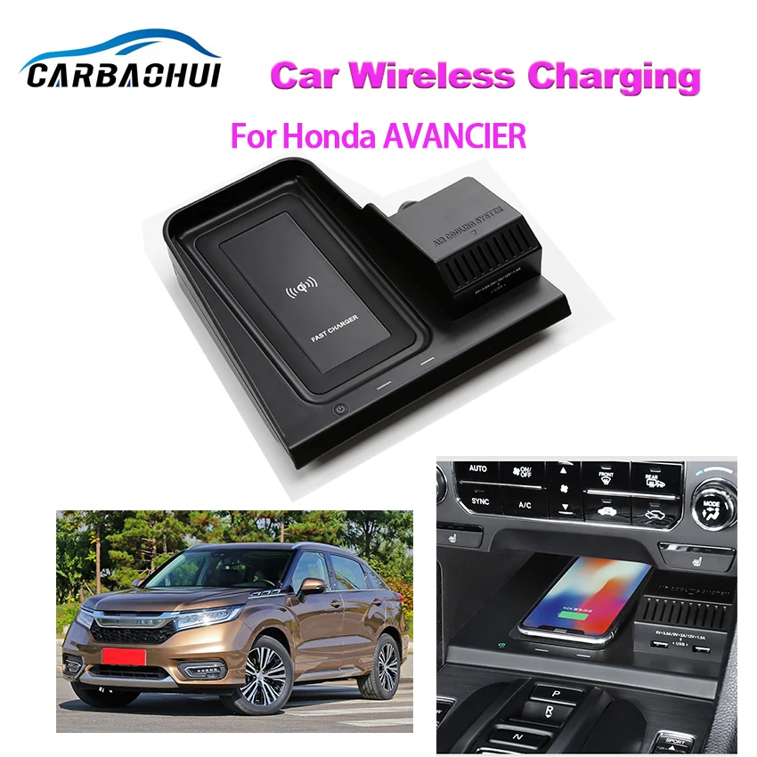 High Quality Car Wireless Charger Quick Charging For Honda AVANCIER 2019 2020 Fast Charge Cell phone Holder Smart Fast Charge
High Quality Car Wireless Charger Quick Charging For Honda AVANCIER 2019 2020 Fast Charge Cell phone Holder Smart Fast Charge
