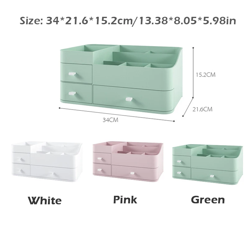 Household Drawer Cosmetics Storage Box Large Desktop Dresser Rack Dormitory Skin Care Products Finishing Artifact 
Household Drawer Cosmetics Storage Box Large Desktop Dresser Rack Dormitory Skin Care Products Finishing Artifact