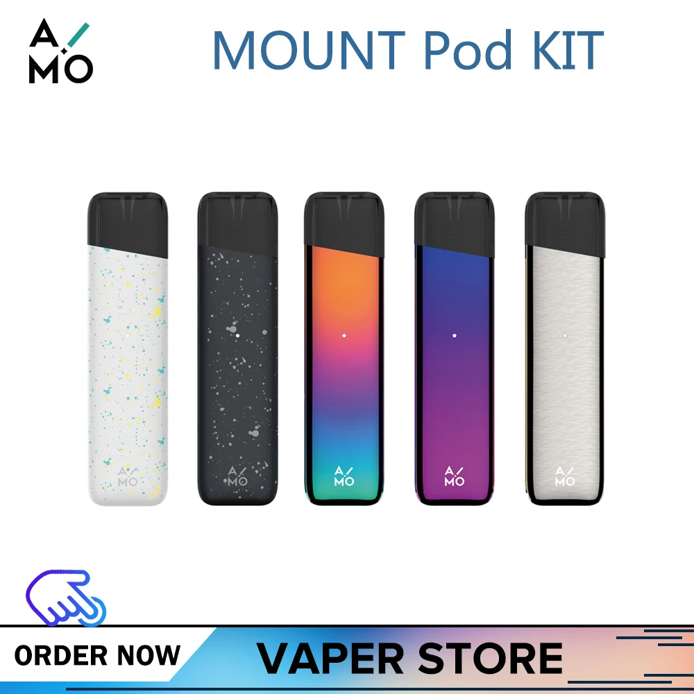 Оригинальный Ovns AIMO Mount Pod KIT Vape 400 мАч встроенный аккумулятор 1 8 мл емкость 1.2ohm