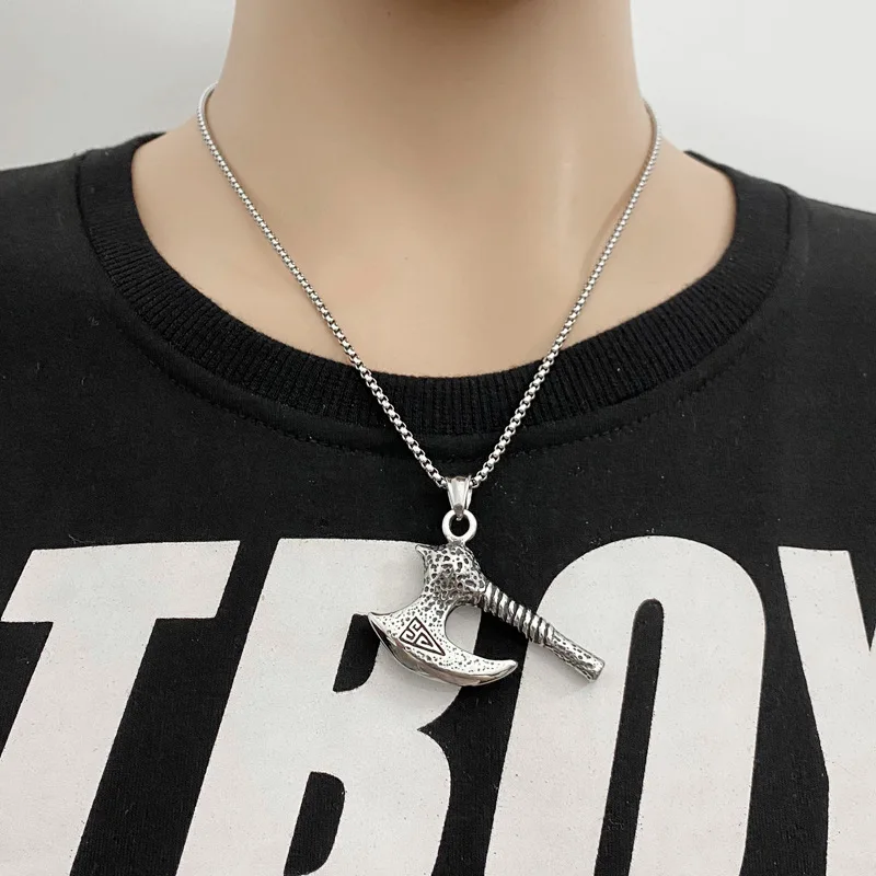 Hip Hop Jewelry Punk Style 316l Stainless Steel Chain Necklaces For Women Gift Fashion Dagger Sickle Axe Pendant Fast Shipping
Hip Hop Jewelry Punk Style 316l Stainless Steel Chain Necklaces For Women Gift Fashion Dagger Sickle Axe Pendant Fast Shipping