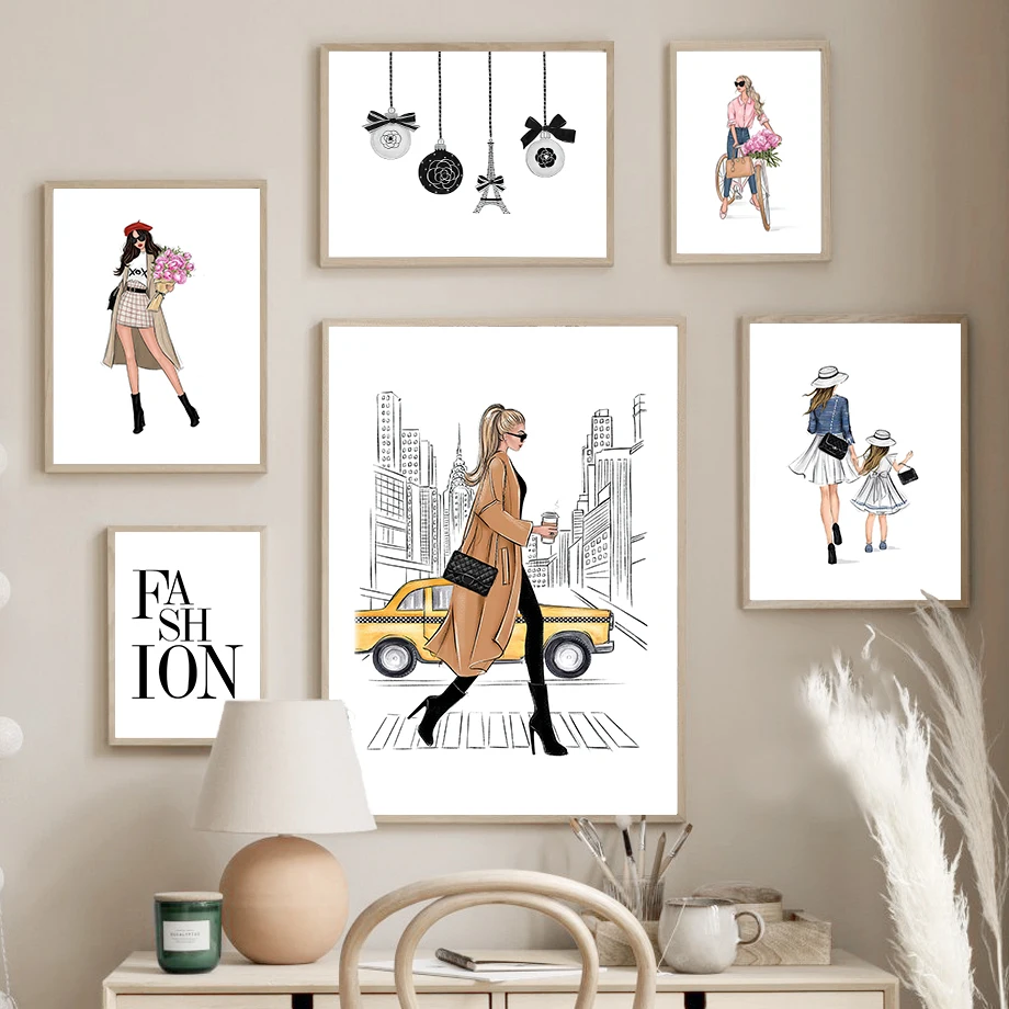 Fashion Girl High Heel Bag Hat Flower Cake Nordic Poster And Prints Wall Art Canvas Painting Wall Pictures For Living Room Decor
Fashion Girl High Heel Bag Hat Flower Cake Nordic Poster And Prints Wall Art Canvas Painting Wall Pictures For Living Room Decor