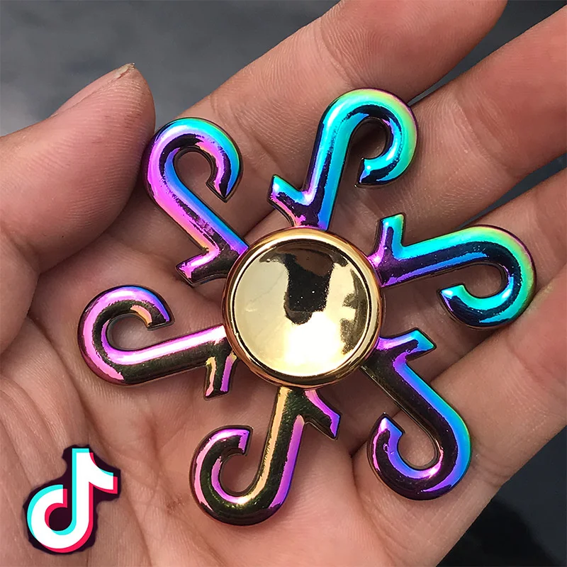 New Rainbow Heptagonal Hand Finger Spinner Top Zinc Alloy Decompression Toy Hand Top Zinc Alloy Fidget Spinner Metal Bearing
New Rainbow Heptagonal Hand Finger Spinner Top Zinc Alloy Decompression Toy Hand Top Zinc Alloy Fidget Spinner Metal Bearing
