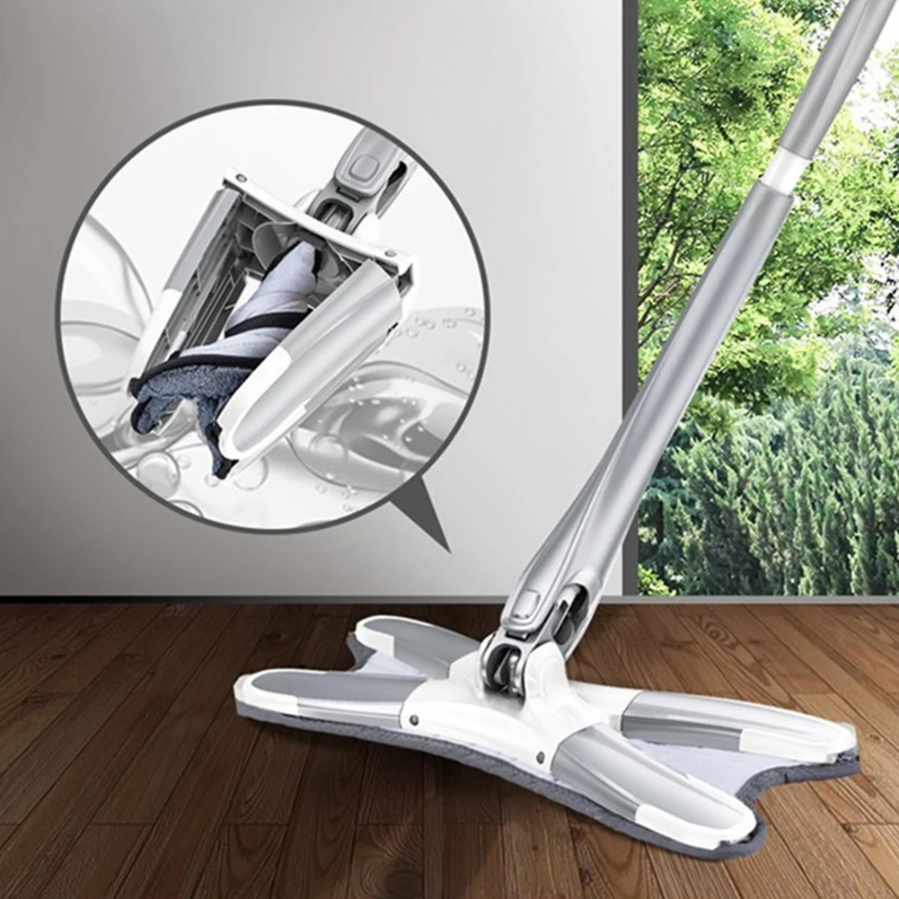 X-Type 360° Head Microfiber Mop Hand-Free Wash Self Wringing with Reusable Mop Pads for Hardwood Laminate Wood Tile Cleaning
X-Type 360° Head Microfiber Mop Hand-Free Wash Self Wringing with Reusable Mop Pads for Hardwood Laminate Wood Tile Cleaning