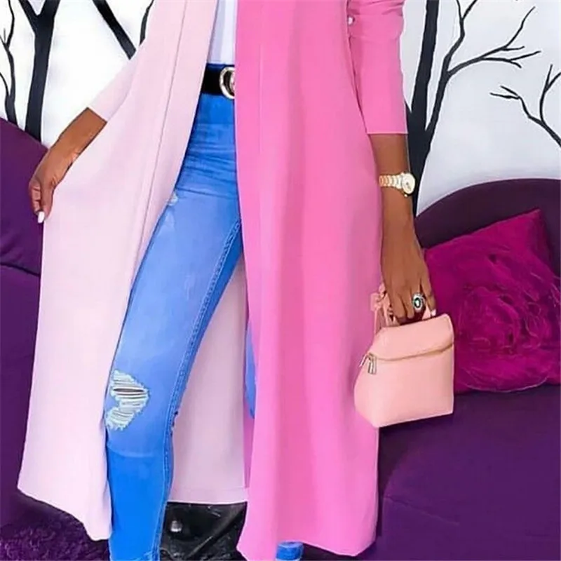Fashion Womens Loose Long Cardigan Jacket Color Patchwork Coats Ladies Draped Tops Coat Jacket Autumn Long Sleeve Loose Jacket
Fashion Womens Loose Long Cardigan Jacket Color Patchwork Coats Ladies Draped Tops Coat Jacket Autumn Long Sleeve Loose Jacket