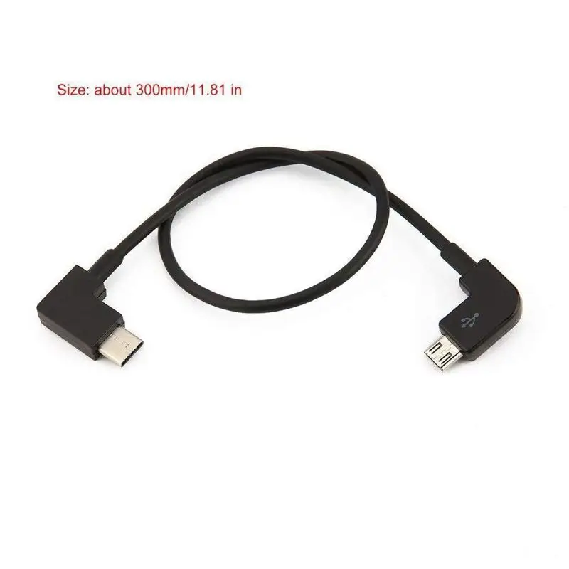 Micro-USB to Type C Data Cable 11.8inch/30cm USB Type C Cable for DJI Mavic Pro/Spark for USB-C Device Cellphone
Micro-USB to Type C Data Cable 11.8inch/30cm USB Type C Cable for DJI Mavic Pro/Spark for USB-C Device Cellphone