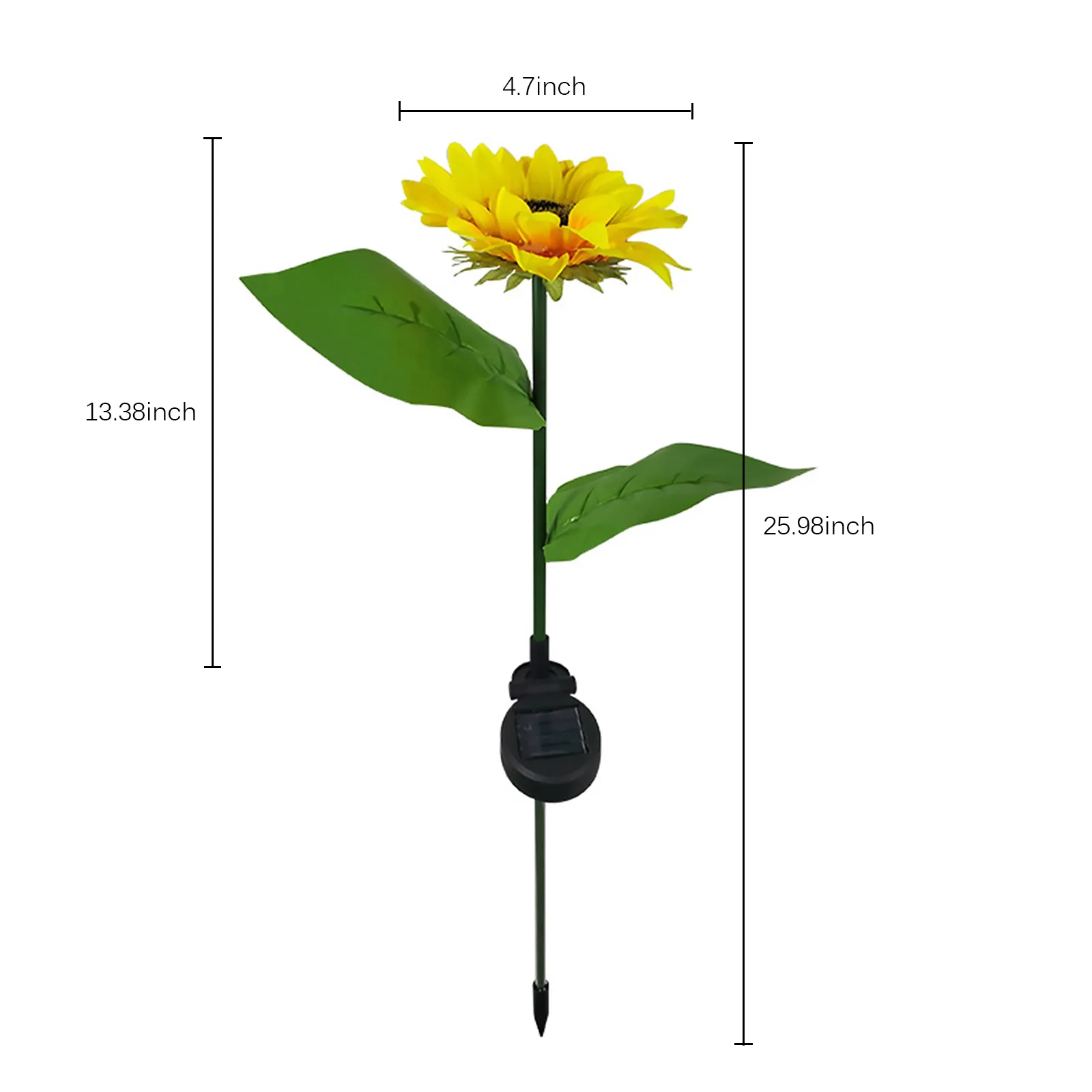 Garden Solar Stake Lights 2 Packs LED Sunflower Lamp Waterproof Decorative for Outdoor Pathway Lawn Patio Yard 
Garden Solar Stake Lights 2 Packs LED Sunflower Lamp Waterproof Decorative for Outdoor Pathway Lawn Patio Yard
