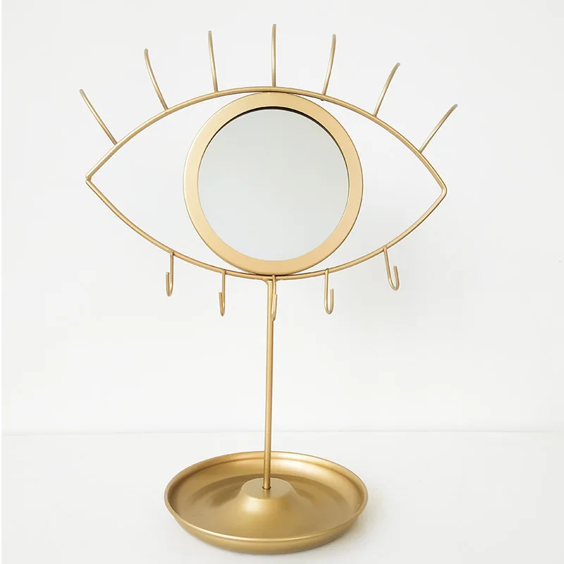 Nordic Bathroom Creative Decorative Mirror Eyes Detachable Simple Wrought Iron Cosmetic Mirror Pendant Wall Bathroom Mirror Gift
Nordic Bathroom Creative Decorative Mirror Eyes Detachable Simple Wrought Iron Cosmetic Mirror Pendant Wall Bathroom Mirror Gift