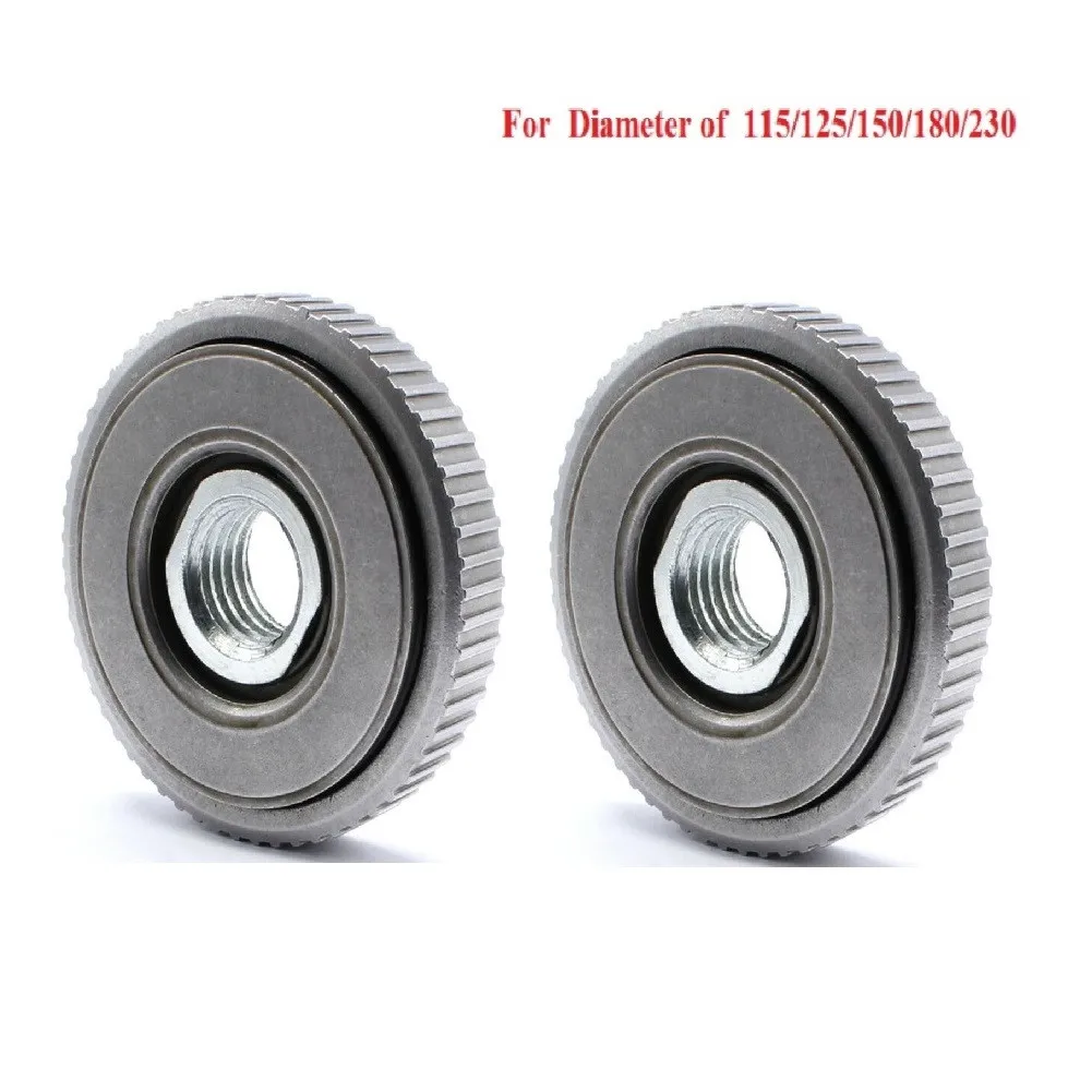 M14 Thread Replacement Angle Grinder Inner Outer Flange Nut Set Tools 11000r/min Self-Locking Pressure Plate 50mm
M14 Thread Replacement Angle Grinder Inner Outer Flange Nut Set Tools 11000r/min Self-Locking Pressure Plate 50mm
