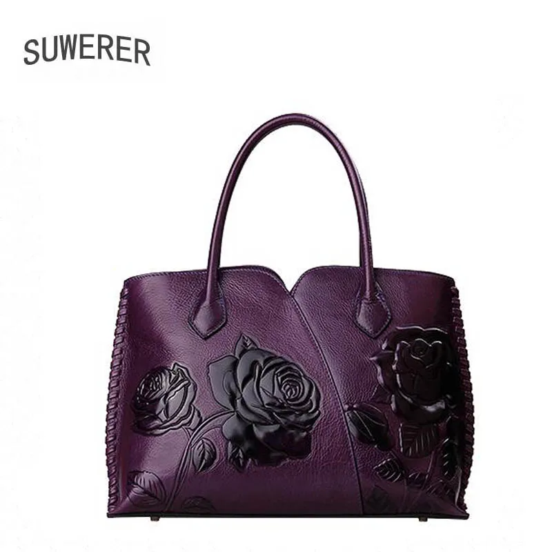 SUWERER NEW Women Genuine Leather bag brand luxury handbag Women's famous brand luxury handbags women bags designer embossing
SUWERER NEW Women Genuine Leather bag brand luxury handbag Women's famous brand luxury handbags women bags designer embossing