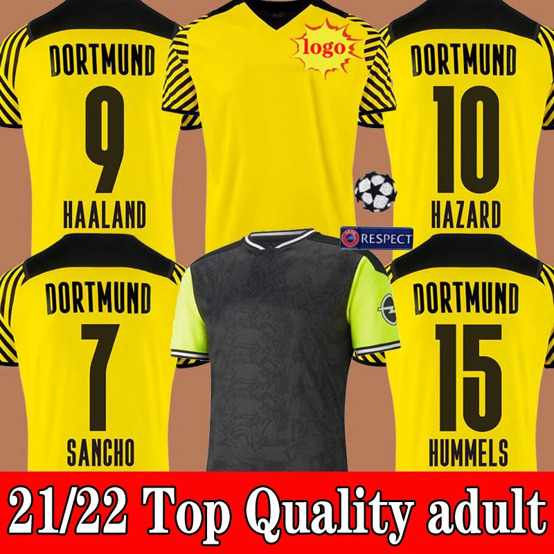 

21 22 Dortmund Borussia REUS men Jerseys SOCCER 2021 2022 adult football shirt SANCHO HUMMELS HAALAND sport shirt BRANDT