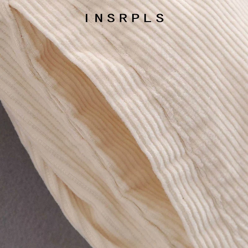 INSRPLS Women Fashion With Belt Loose Corduroy Jacket Coat Vintage Long Sleeve Pockets Female Outerwear Chic Tops
INSRPLS Women Fashion With Belt Loose Corduroy Jacket Coat Vintage Long Sleeve Pockets Female Outerwear Chic Tops