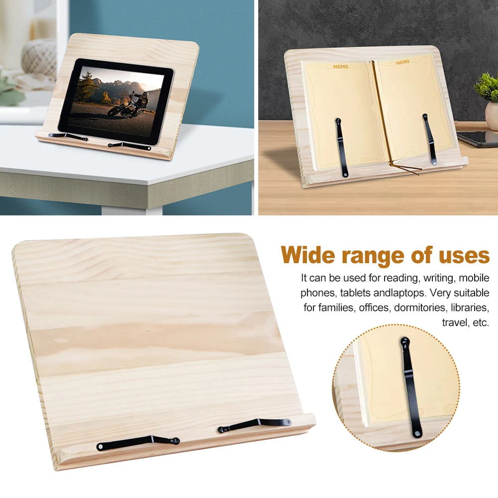 With Clip Home Adjustable Angle Multifunctional Book Stand School Desktop Office Wooden Holder 5 Gears Adults Kids For Reading
With Clip Home Adjustable Angle Multifunctional Book Stand School Desktop Office Wooden Holder 5 Gears Adults Kids For Reading