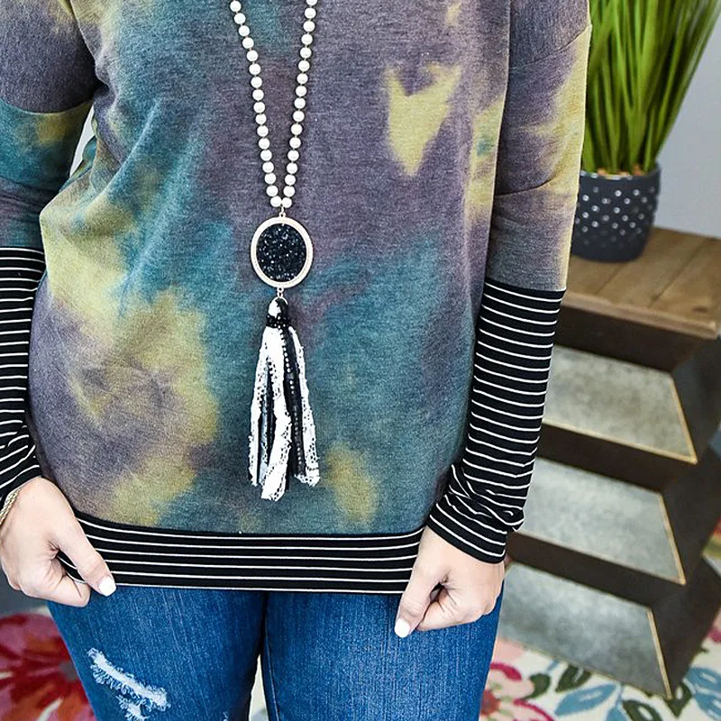 2020 Printed Sweater Tie-dyed Loose-fitting Women Sweatshirts Hoodies Oversized Hoodie S 
2020 Printed Sweater Tie-dyed Loose-fitting Women Sweatshirts Hoodies Oversized Hoodie S