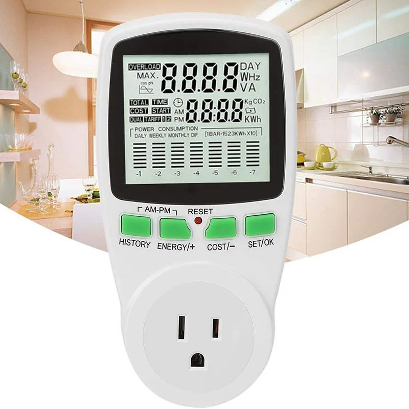 Smart Energy Meter Power Meter Power Meter Power KWh Measurement Socket Analyzer Electric Power Monitor 
Smart Energy Meter Power Meter Power Meter Power KWh Measurement Socket Analyzer Electric Power Monitor