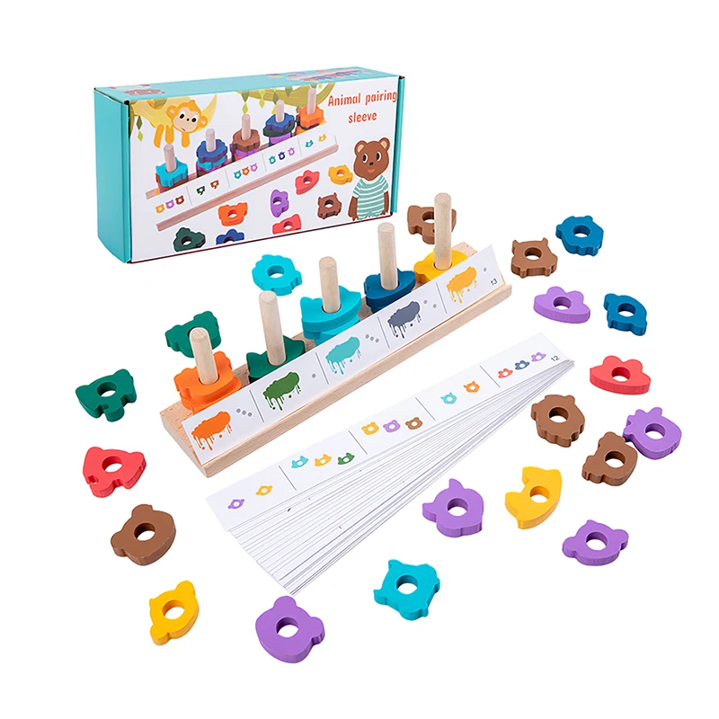 Children Geometric Shape Matching Wooden Toys Montessori Early Educational Logical Thinking Training Stacking Games Toys For Kid
Children Geometric Shape Matching Wooden Toys Montessori Early Educational Logical Thinking Training Stacking Games Toys For Kid