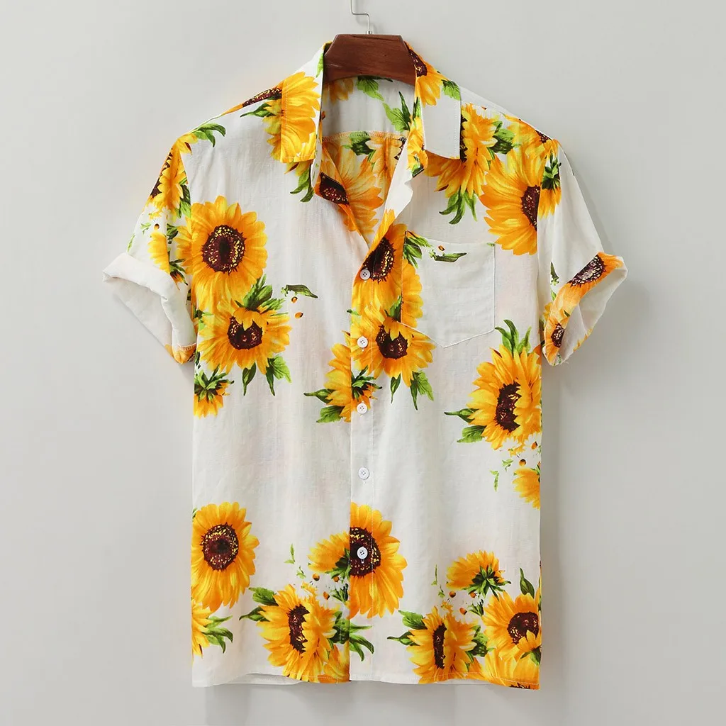 Men's Colorful Breathable Shirts Summer Short Sleeve Loose Buttons Hawaiian Shirt Casual Holiday Blouse Men Clothing 2021
Men's Colorful Breathable Shirts Summer Short Sleeve Loose Buttons Hawaiian Shirt Casual Holiday Blouse Men Clothing 2021