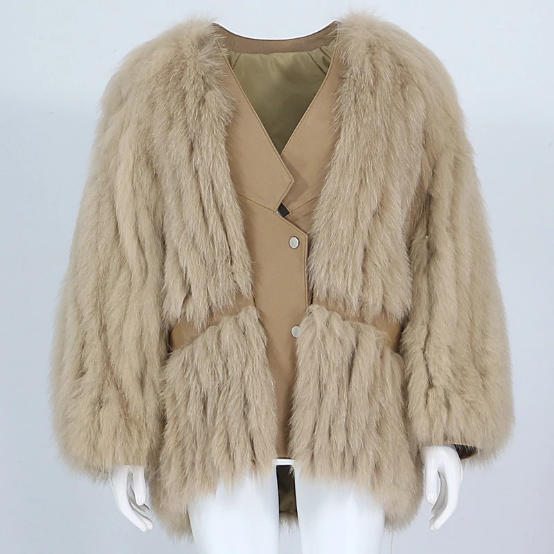 2021 Winter Jacket Women Real Fur Coat Natural Fox Fur Genuine Leather V Neck Loose Outerwear Streetwear Thick Warm New Fashion
2021 Winter Jacket Women Real Fur Coat Natural Fox Fur Genuine Leather V Neck Loose Outerwear Streetwear Thick Warm New Fashion