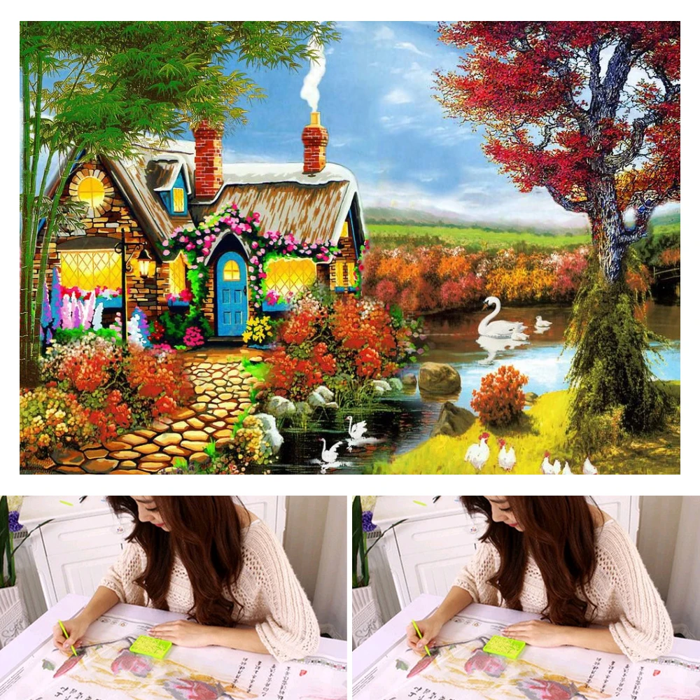 Diamond Painting DIY Jungle Cabin 5D Embroidery Cross Crafts Stitch Drill Kits Home Decoration Diamond Art Paintings
Diamond Painting DIY Jungle Cabin 5D Embroidery Cross Crafts Stitch Drill Kits Home Decoration Diamond Art Paintings