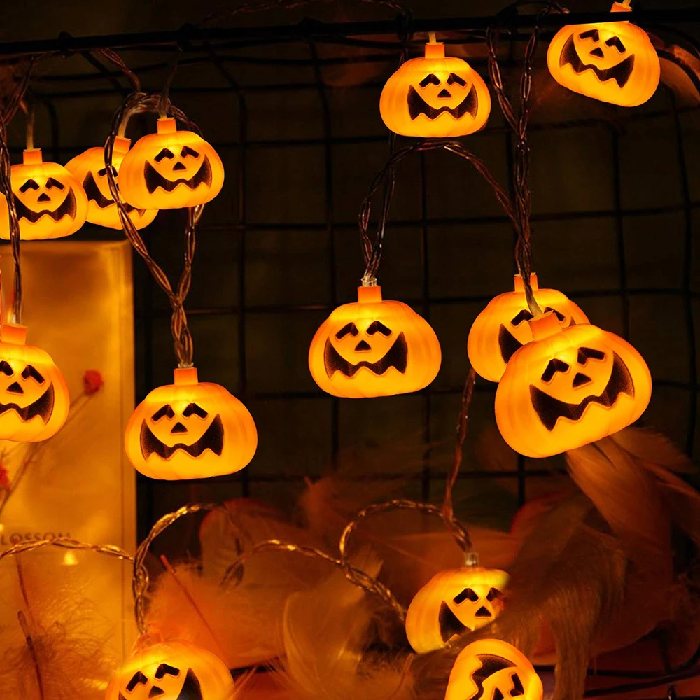 Battery Operated 10leds/20leds 3D Pumpkin LED Fairy String Lights Halloween Christmas Holiday Garden Decoration Lanterns Lights
Battery Operated 10leds/20leds 3D Pumpkin LED Fairy String Lights Halloween Christmas Holiday Garden Decoration Lanterns Lights