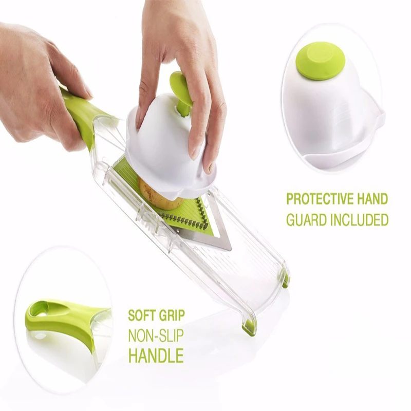 Slicer Manual Vegetable Cutter with 4 Blade Potato Carrot Grater for Onion Kitchen Accessories
Slicer Manual Vegetable Cutter with 4 Blade Potato Carrot Grater for Onion Kitchen Accessories