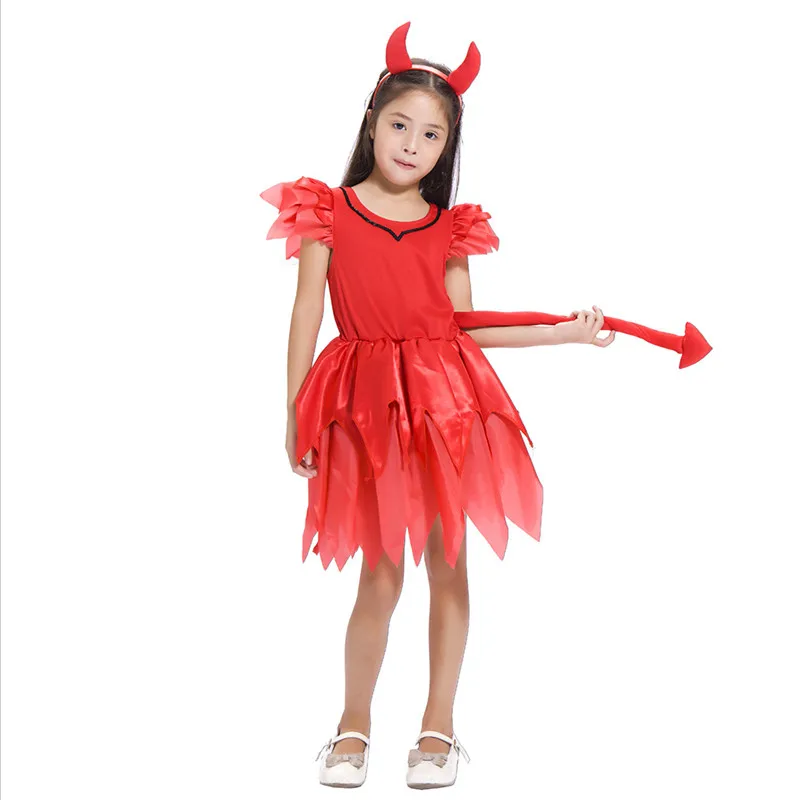 Детский костюм дьявола для вечеринки на Хэллоуин маскарадное платье Пурим вечерние НКИ Косплей Костюм красного дьявола для девочек
Детский костюм дьявола для вечеринки на Хэллоуин маскарадное платье Пурим вечерние НКИ Косплей Костюм красного дьявола для девочек