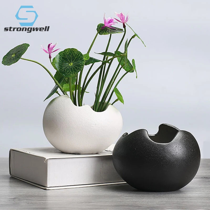 Strongwell Simplicity Round Flower Pot Home Garden Decoration Accessories Ceramic Planter Container Green Plants Bonsai Potted
Strongwell Simplicity Round Flower Pot Home Garden Decoration Accessories Ceramic Planter Container Green Plants Bonsai Potted