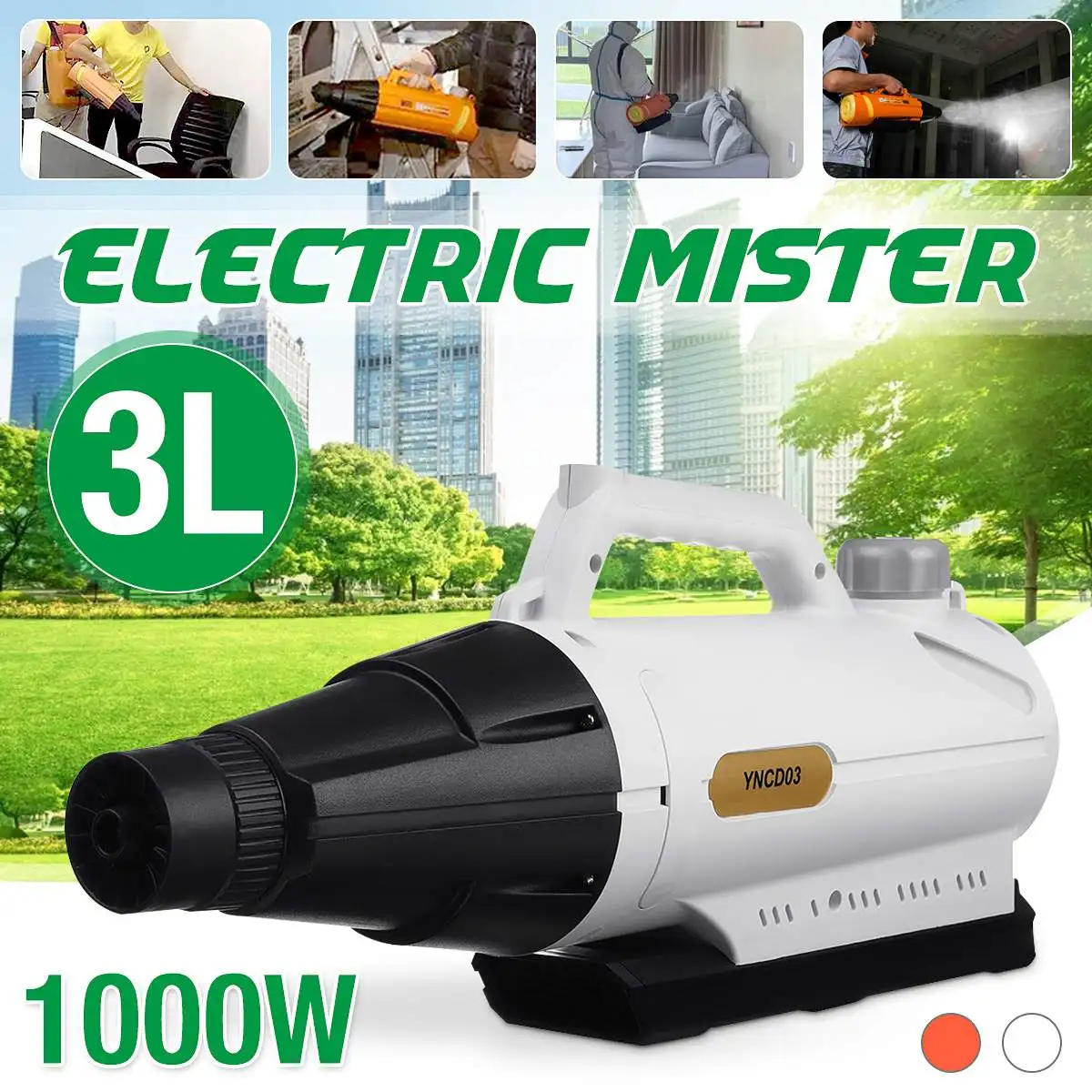 110/220V Electric ULV Fogger 3L Portable Cold Mist Sprayer Machine Aerosol Generator Disinfection Machine Nozzle Fight Drugs
110/220V Electric ULV Fogger 3L Portable Cold Mist Sprayer Machine Aerosol Generator Disinfection Machine Nozzle Fight Drugs