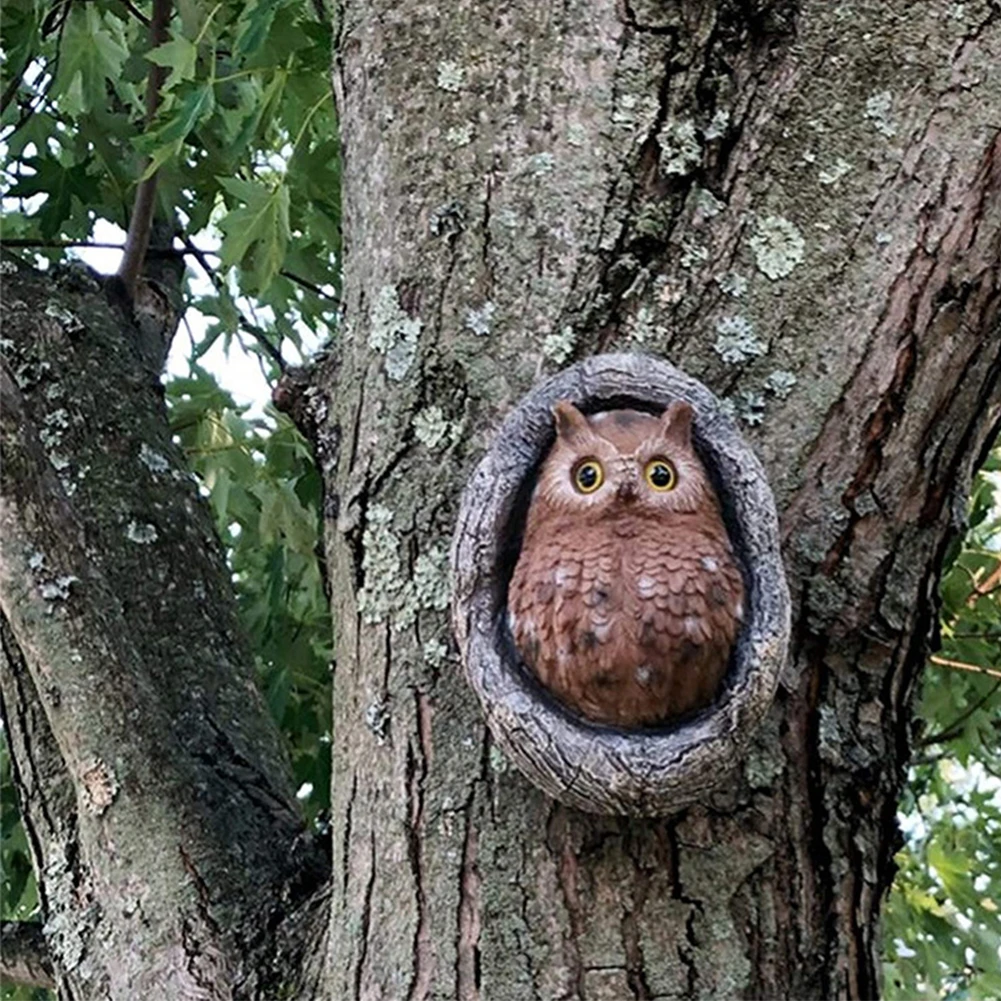 Gifts Craft Garden Decor Cute Pendant Tree Hugger Home Hanging Ornament Owl Statue Bird Repellent Resin Yard Figurine Outdoor
Gifts Craft Garden Decor Cute Pendant Tree Hugger Home Hanging Ornament Owl Statue Bird Repellent Resin Yard Figurine Outdoor