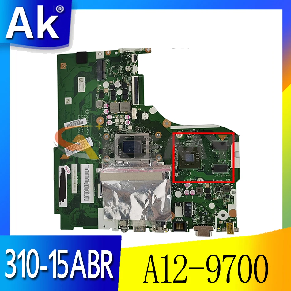 Akemy CG516 NMA741 Is Suitable For Lenovo Ideapad 310-15ABR Laptop Motherboard CPU A12-9700 4G RAM GPU R5 M430 2G Work
Akemy CG516 NMA741 Is Suitable For Lenovo Ideapad 310-15ABR Laptop Motherboard CPU A12-9700 4G RAM GPU R5 M430 2G Work