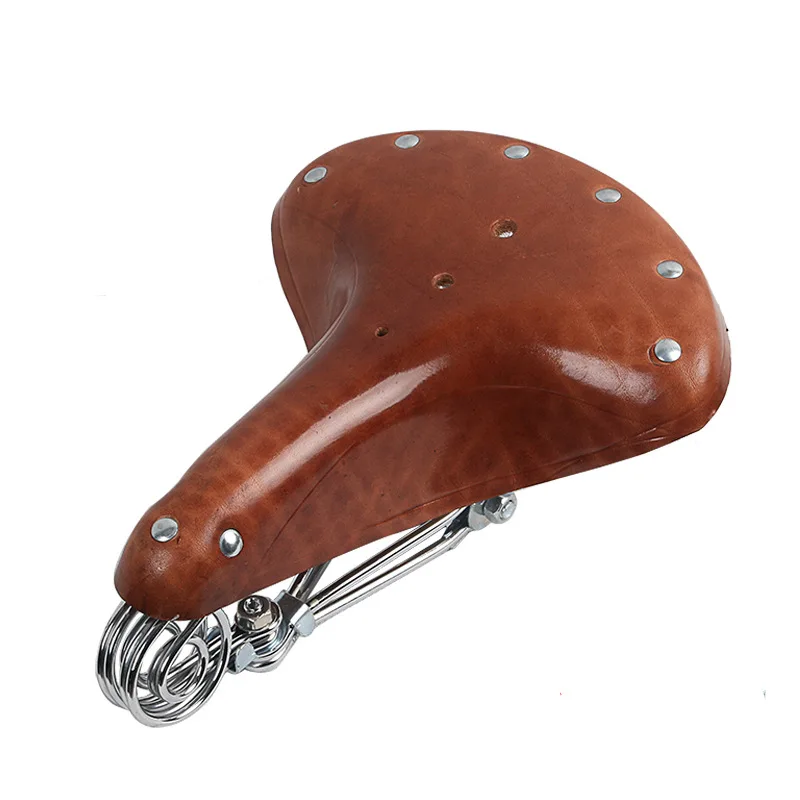 Retro Vintage Bicycle Saddle Pure cowhide handmade Seat Custion Bike Sport Saddle Bicycle Cycling Saddle Bike Seat
Retro Vintage Bicycle Saddle Pure cowhide handmade Seat Custion Bike Sport Saddle Bicycle Cycling Saddle Bike Seat