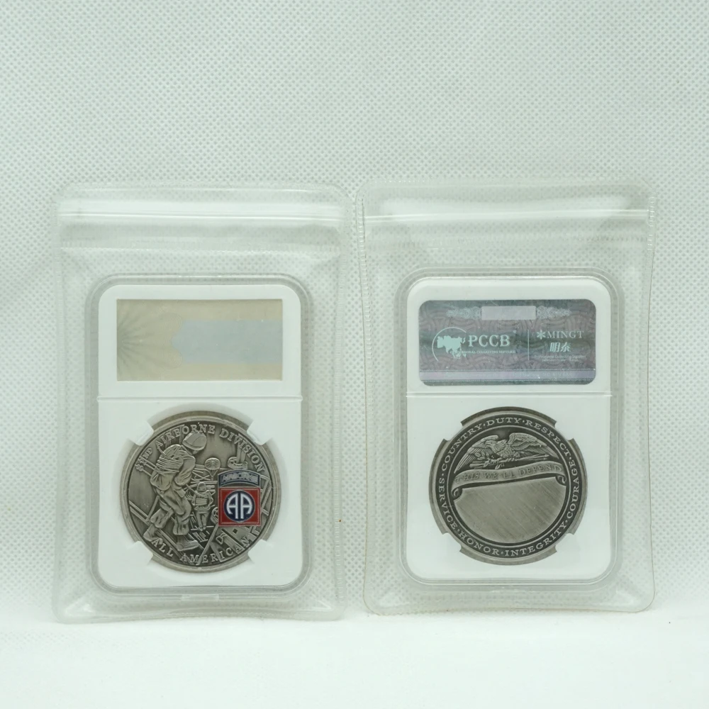 Operation Iraqi Freedom Eagle 82nd Airborne Division Commemorative Challenge Coin Collection Gift with PCCB Case
Operation Iraqi Freedom Eagle 82nd Airborne Division Commemorative Challenge Coin Collection Gift with PCCB Case