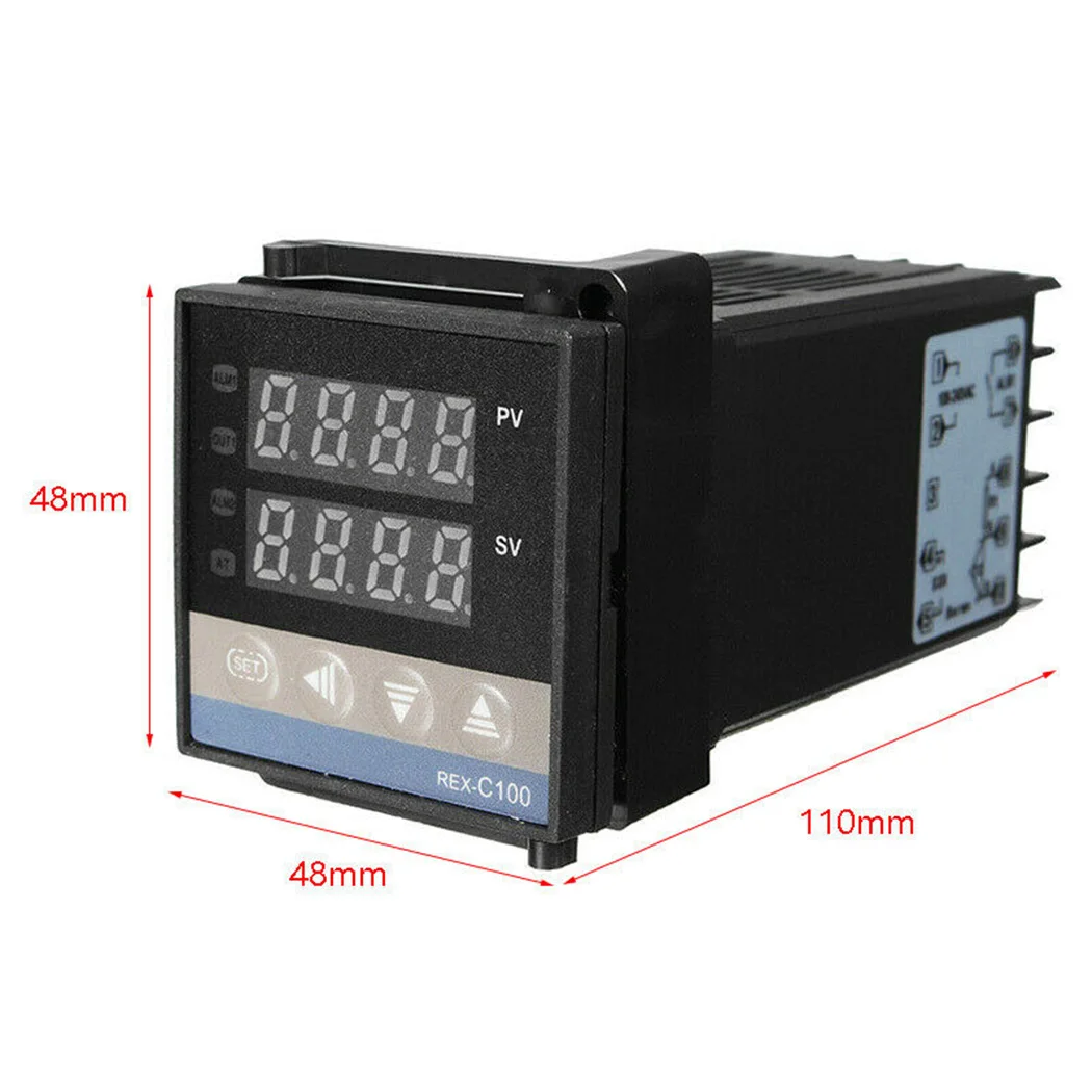 PID Temperature Controller Temperature Controller Regulator K Thermocouple 40A SSR 50/60HZ
PID Temperature Controller Temperature Controller Regulator K Thermocouple 40A SSR 50/60HZ