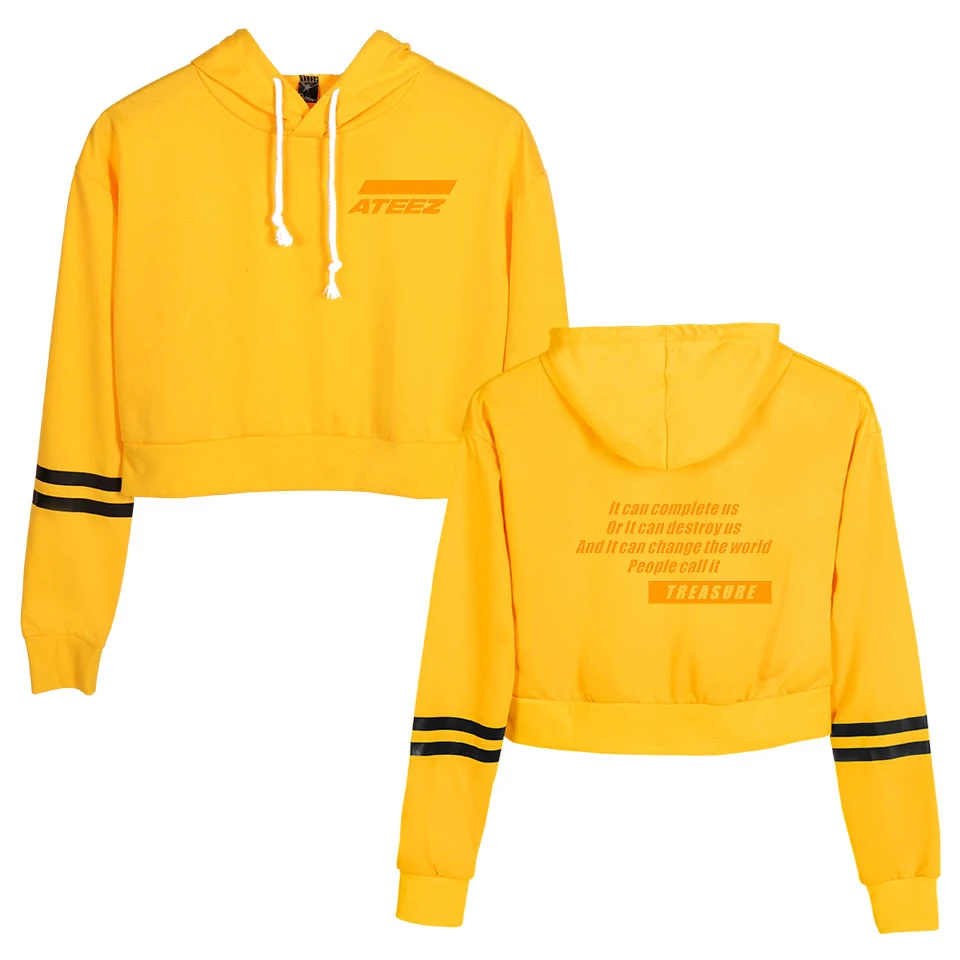 Ateez Kpop Sweatshirts Women Korean Navel Hoodies Sweatshirt Printed Cool Sexy Stylish New Popular Harajuku Pullover Streetwear
Ateez Kpop Sweatshirts Women Korean Navel Hoodies Sweatshirt Printed Cool Sexy Stylish New Popular Harajuku Pullover Streetwear
