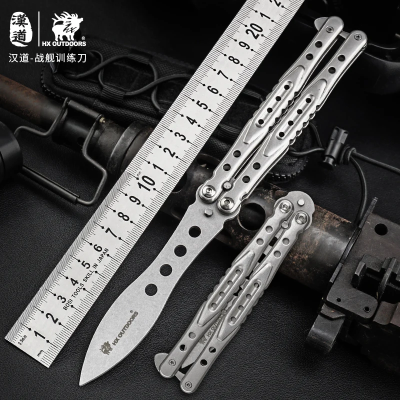 Нож-бабочка HX для тренировок на открытом воздухе, многофункциональный нож для кемпинга, нож для тренера, нож для кемпинга с лезвием 3cr13mov
Нож-бабочка HX для тренировок на открытом воздухе, многофункциональный нож для кемпинга, нож для тренера, нож для кемпинга с лезвием 3cr13mov
