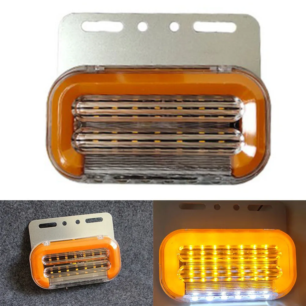 4pcs 24V LED Side Beacon Light Guide Light Running Water Truck Side Light Yellow Warning Led Lights Car Lights
4pcs 24V LED Side Beacon Light Guide Light Running Water Truck Side Light Yellow Warning Led Lights Car Lights