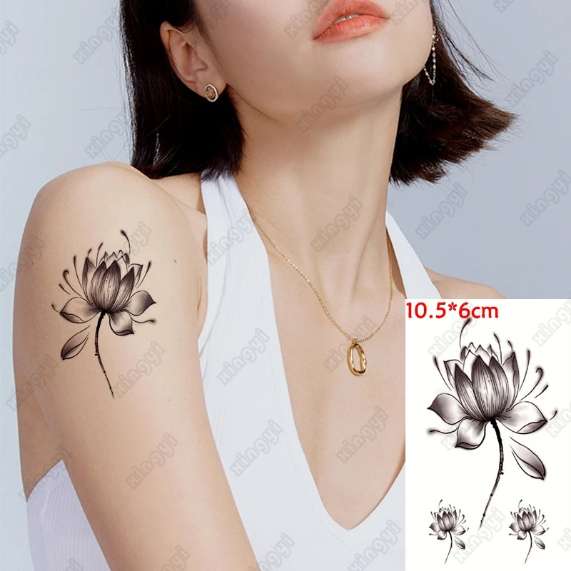 Waterproof Temporary Tattoos Sticker Lotus Rose Lavender Small Cute Flowers Flash Tatoo Body Jewelry Fake Tatto for Women Men
Waterproof Temporary Tattoos Sticker Lotus Rose Lavender Small Cute Flowers Flash Tatoo Body Jewelry Fake Tatto for Women Men