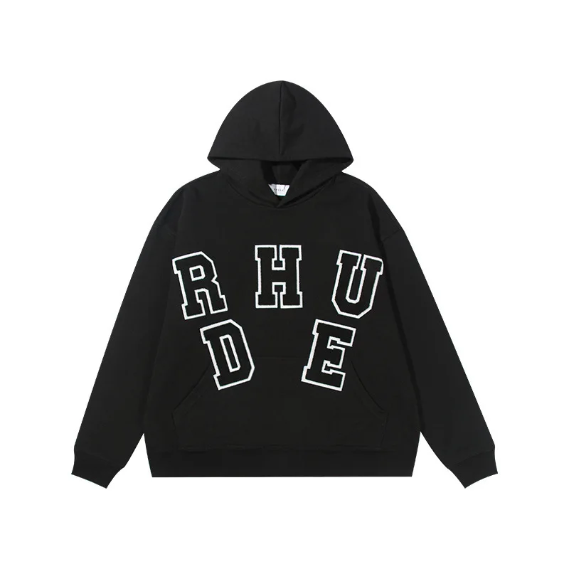 Rhude Limited Patch Flocking Embroidered Sweater High Street Patch Towel Embroidered Letter Men's Hoodies Women's Sweatshirt
Rhude Limited Patch Flocking Embroidered Sweater High Street Patch Towel Embroidered Letter Men's Hoodies Women's Sweatshirt