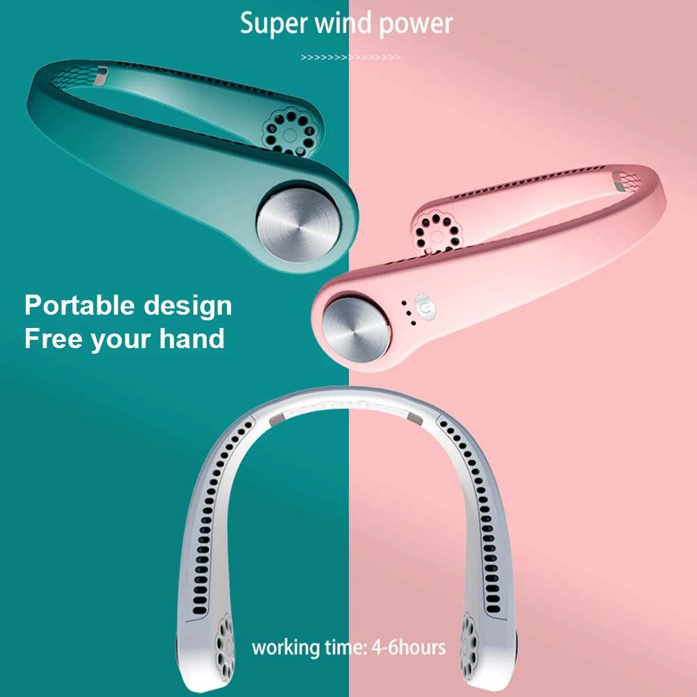 Hanging Neck 3 Level Leafless Fan Rechargeable Portable Headphone Design Wearable Neckband Fan 3 Speed Air Flow Sports/Office
Hanging Neck 3 Level Leafless Fan Rechargeable Portable Headphone Design Wearable Neckband Fan 3 Speed Air Flow Sports/Office