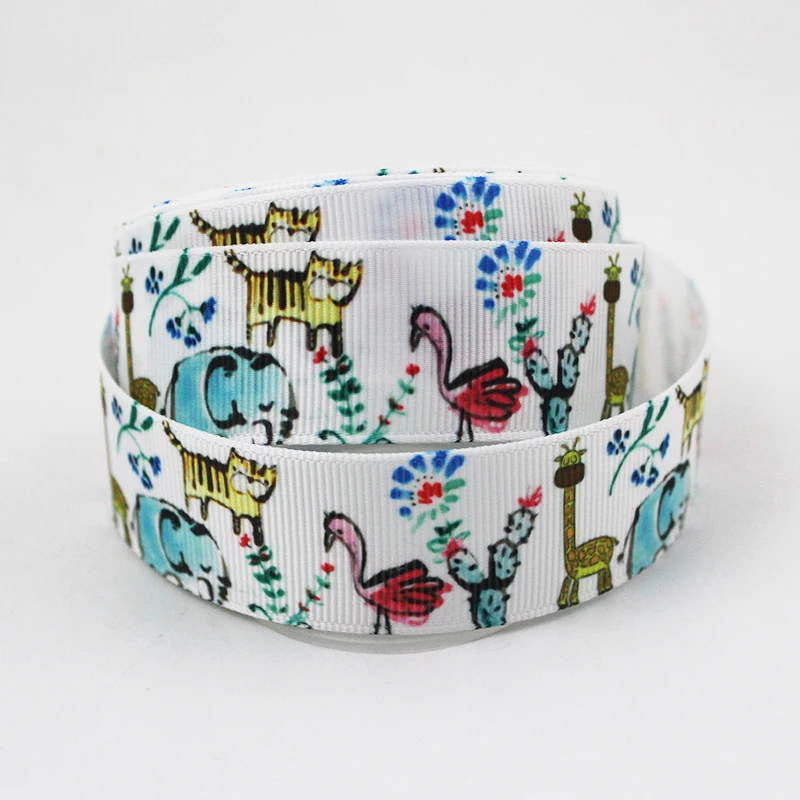 Cartoon animal printed grosgrain ribbon 9-75mm DIY handmade materials christmas wedding gift wrap tape ribbons
Cartoon animal printed grosgrain ribbon 9-75mm DIY handmade materials christmas wedding gift wrap tape ribbons