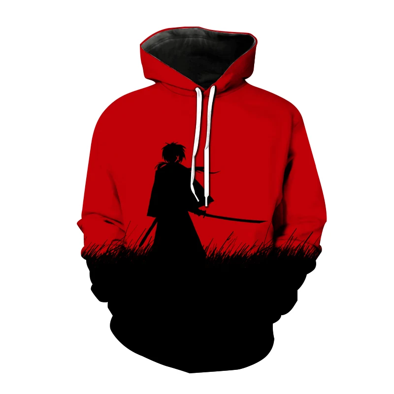 Rurouni Kenshin Anime Hoodies Japanese Samurai 3D Print Men Women Fashion Sweatshirt Oversized Hoodie Harajuku Streetwear Unisex
Rurouni Kenshin Anime Hoodies Japanese Samurai 3D Print Men Women Fashion Sweatshirt Oversized Hoodie Harajuku Streetwear Unisex